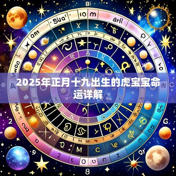 2025年正月十九出生的虎宝宝命运详解