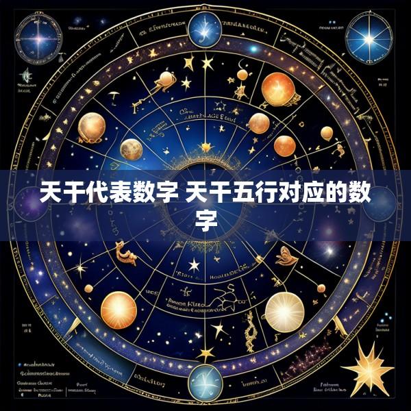 天干代表数字 天干五行对应的数字