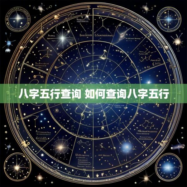 八字五行查询 如何查询八字五行