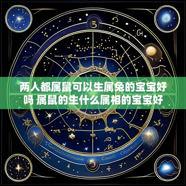 两人都属鼠可以生属兔的宝宝好吗 属鼠的生什么属相的宝宝好