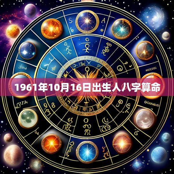 1961年10月16日出生人八字算命