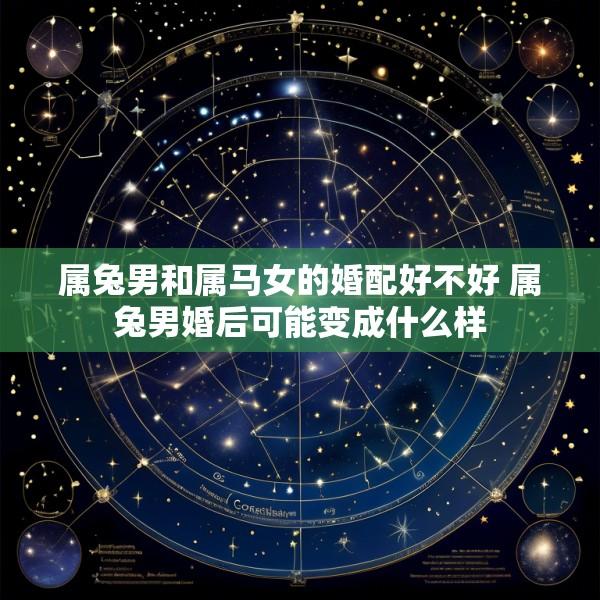 属兔男和属马女的婚配好不好 属兔男婚后可能变成什么样