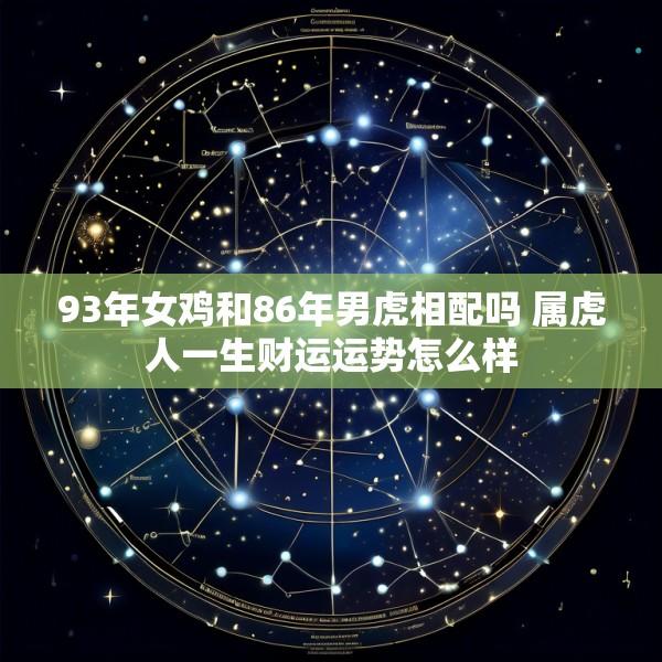 93年女鸡和86年男虎相配吗 属虎人一生财运运势怎么样