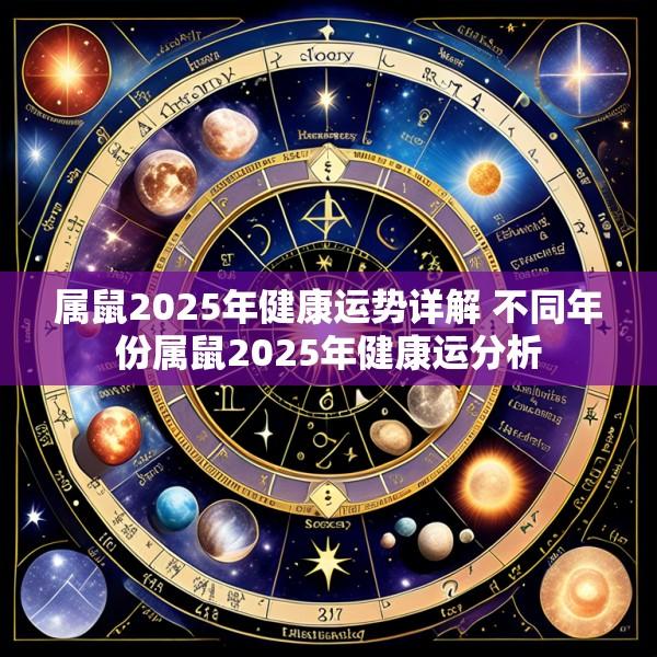 属鼠2025年健康运势详解 不同年份属鼠2025年健康运分析