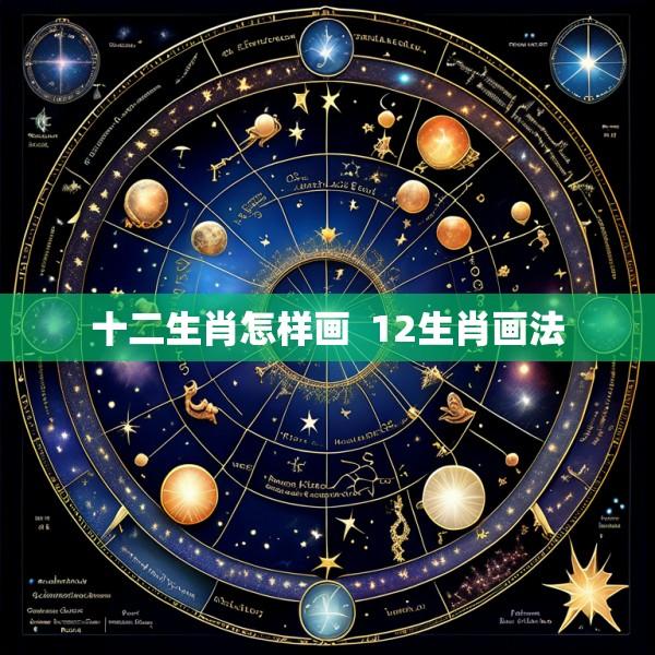 十二生肖怎样画  12生肖画法
