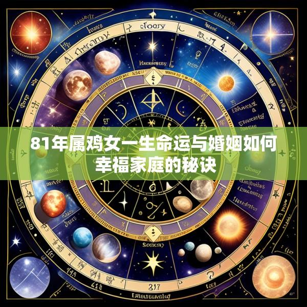 81年属鸡女一生命运与婚姻如何 幸福家庭的秘诀