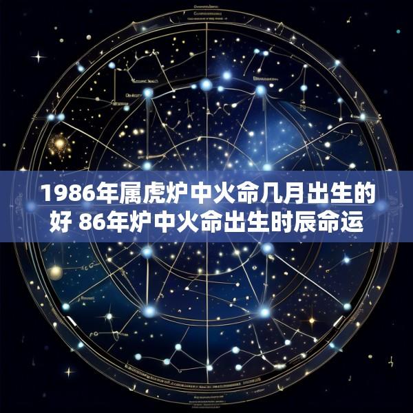1986年属虎炉中火命几月出生的好 86年炉中火命出生时辰命运