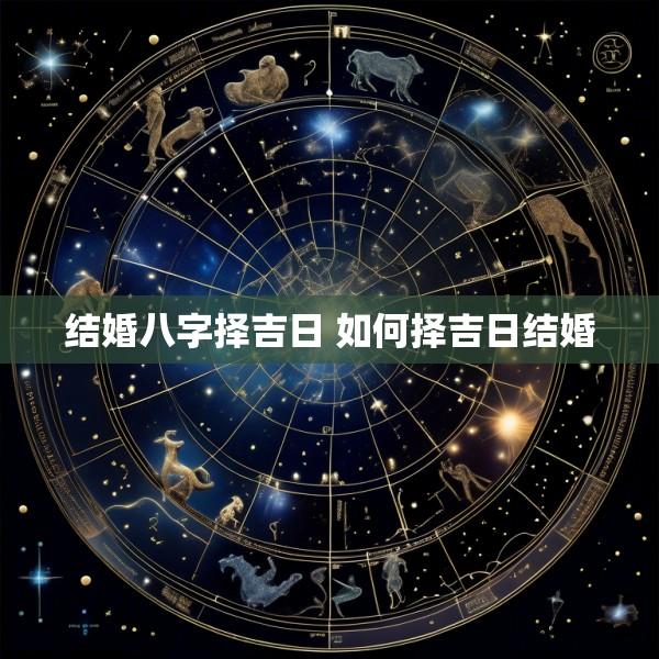 结婚八字择吉日 如何择吉日结婚