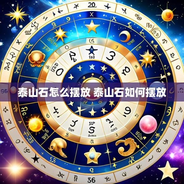 泰山石怎么摆放 泰山石如何摆放
