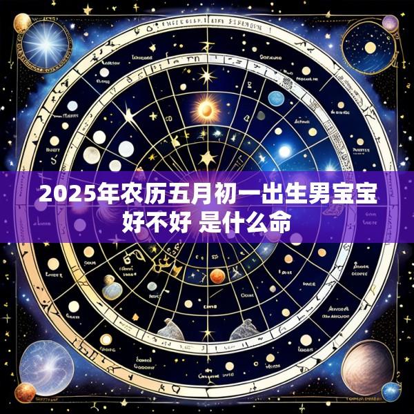 2025年农历五月初一出生男宝宝好不好 是什么命