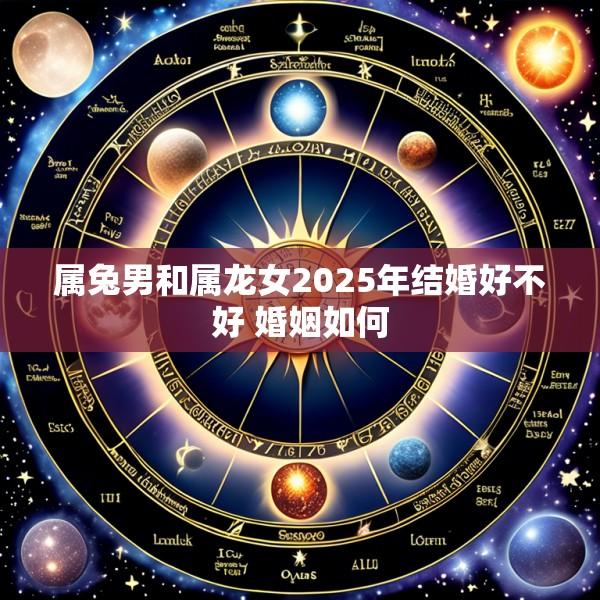 属兔男和属龙女2025年结婚好不好 婚姻如何