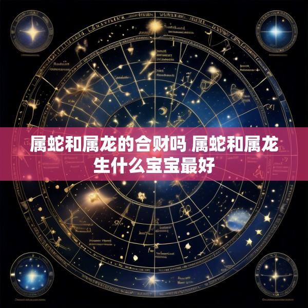 属蛇和属龙的合财吗 属蛇和属龙生什么宝宝最好