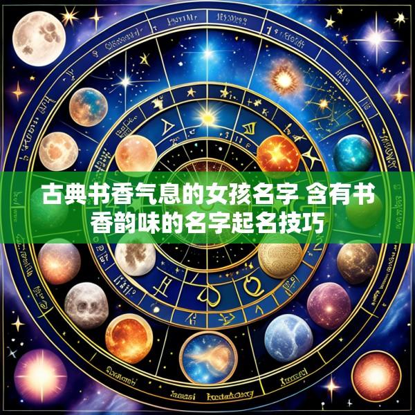 古典书香气息的女孩名字 含有书香韵味的名字起名技巧