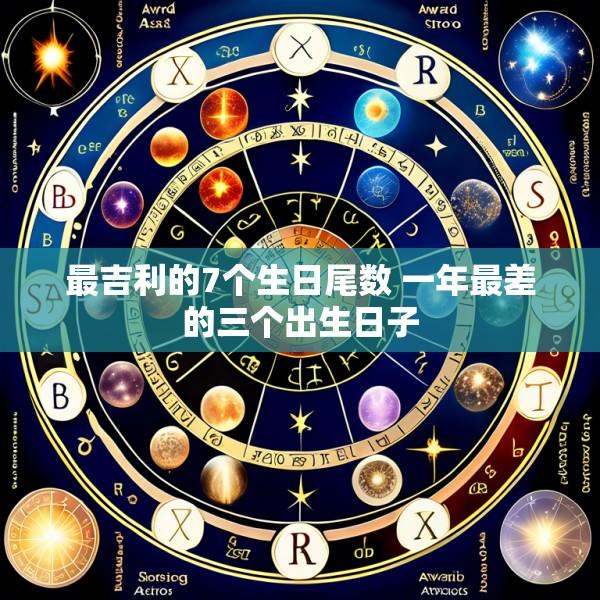 最吉利的7个生日尾数 一年最差的三个出生日子