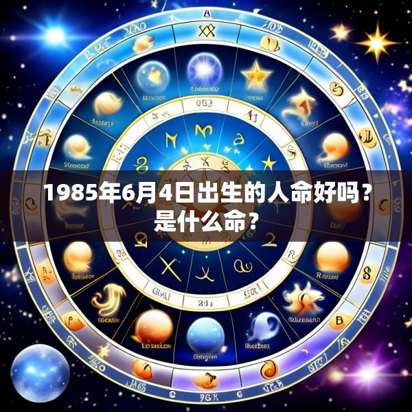 1985年6月4日出生的人命好吗？是什么命？