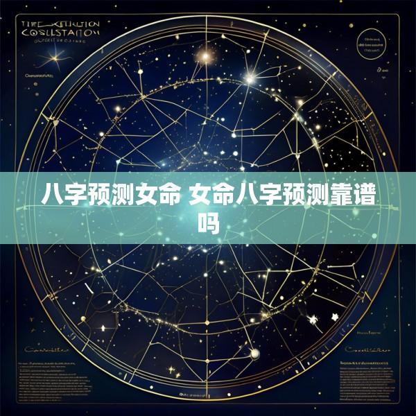 八字预测女命 女命八字预测靠谱吗