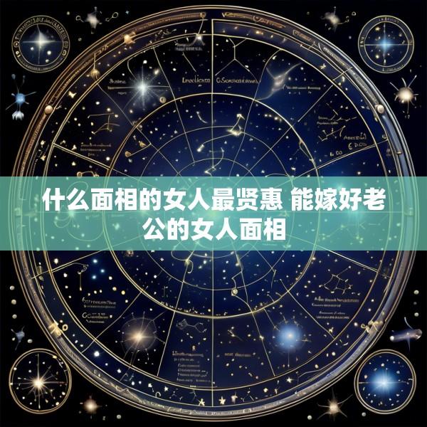 什么面相的女人最贤惠 能嫁好老公的女人面相