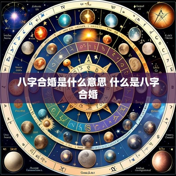 八字合婚是什么意思 什么是八字合婚