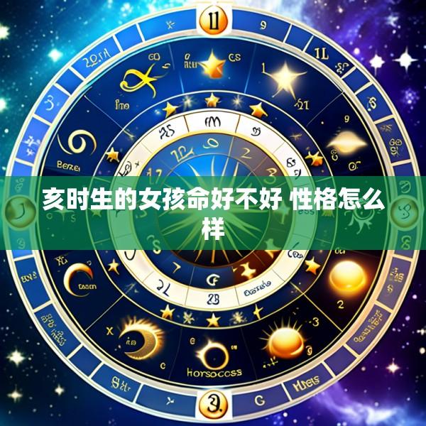 亥时生的女孩命好不好 性格怎么样