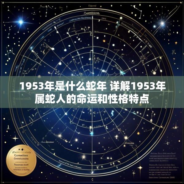 1953年是什么蛇年 详解1953年属蛇人的命运和性格特点
