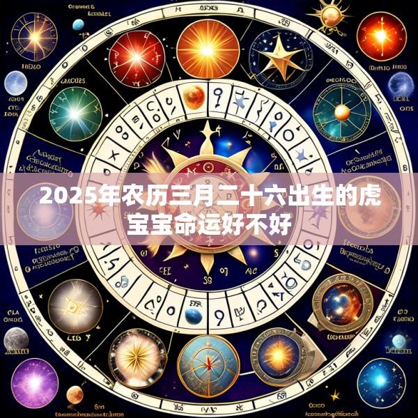2025年农历三月二十六出生的虎宝宝命运好不好