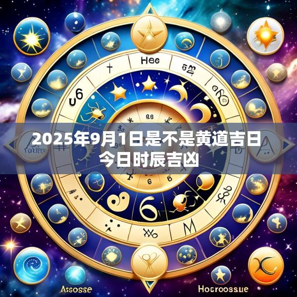 2025年9月1日是不是黄道吉日 今日时辰吉凶