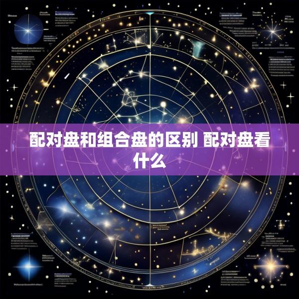配对盘和组合盘的区别 配对盘看什么