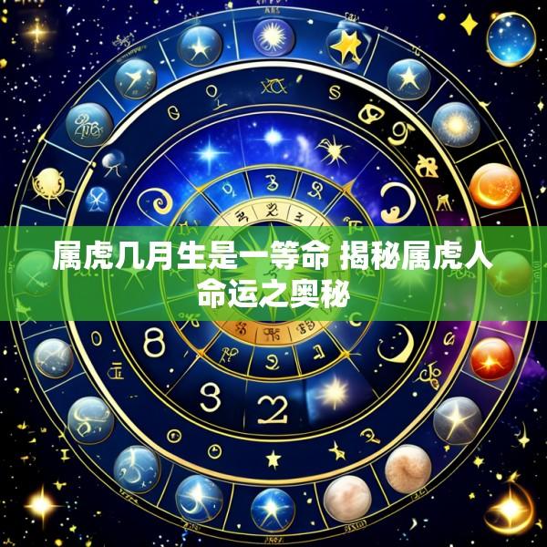属虎几月生是一等命 揭秘属虎人命运之奥秘