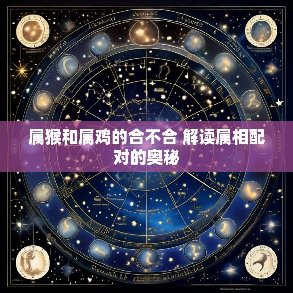 属猴和属鸡的合不合 解读属相配对的奥秘