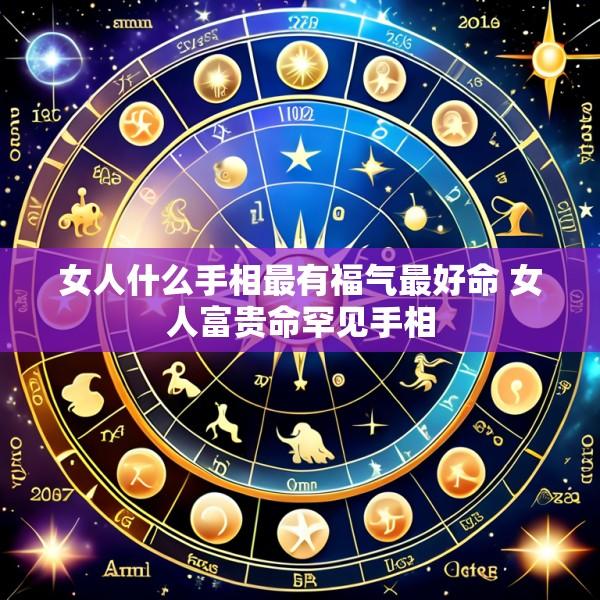 女人什么手相最有福气最好命 女人富贵命罕见手相