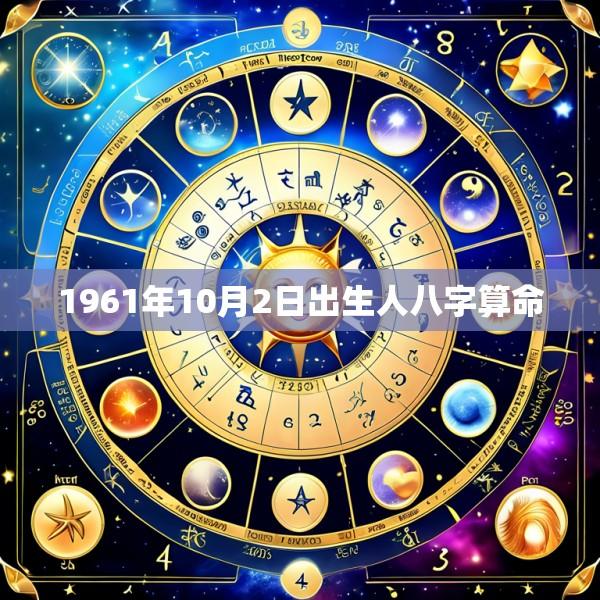 1961年10月2日出生人八字算命