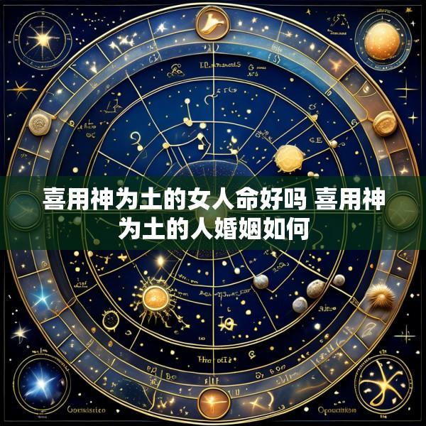 喜用神为土的女人命好吗 喜用神为土的人婚姻如何
