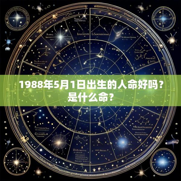 1988年5月1日出生的人命好吗？是什么命？