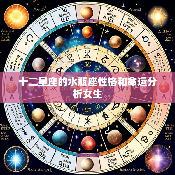 十二星座的水瓶座性格和命运分析女生