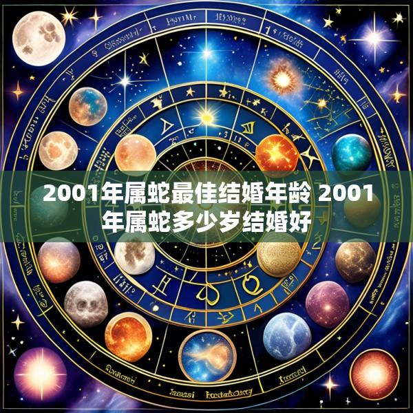 2001年属蛇最佳结婚年龄 2001年属蛇多少岁结婚好