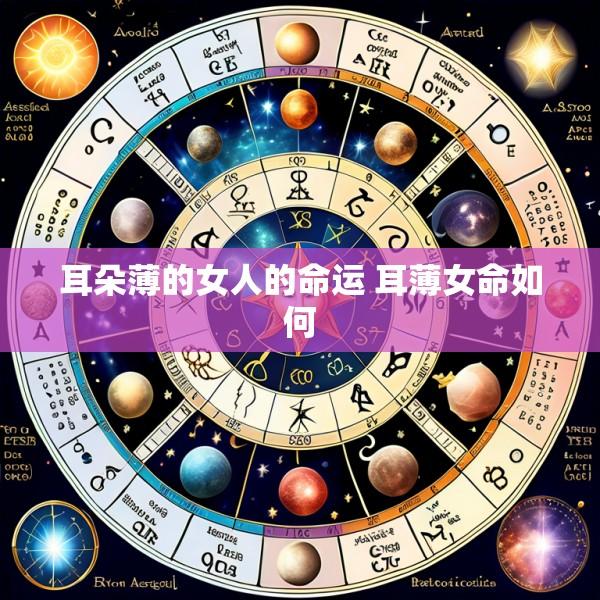 耳朵薄的女人的命运 耳薄女命如何