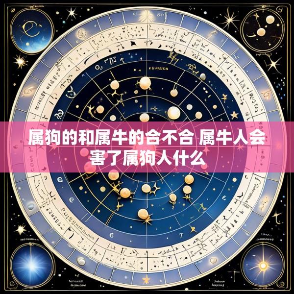 属狗的和属牛的合不合 属牛人会害了属狗人什么