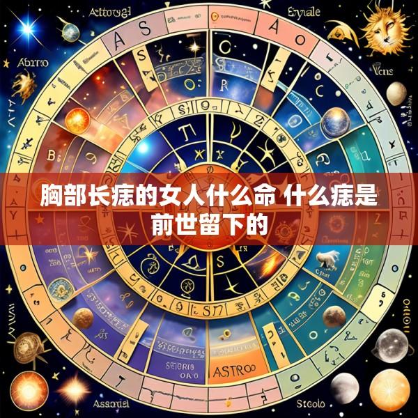 胸部长痣的女人什么命 什么痣是前世留下的