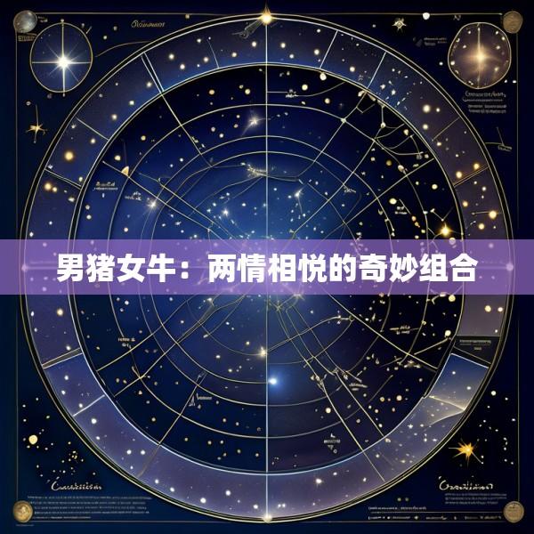 男猪女牛：两情相悦的奇妙组合