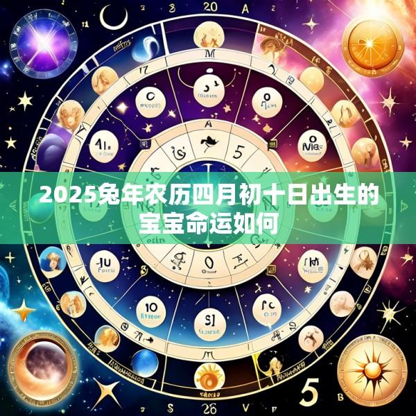 2025兔年农历四月初十日出生的宝宝命运如何