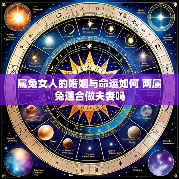 属兔女人的婚姻与命运如何 两属兔适合做夫妻吗