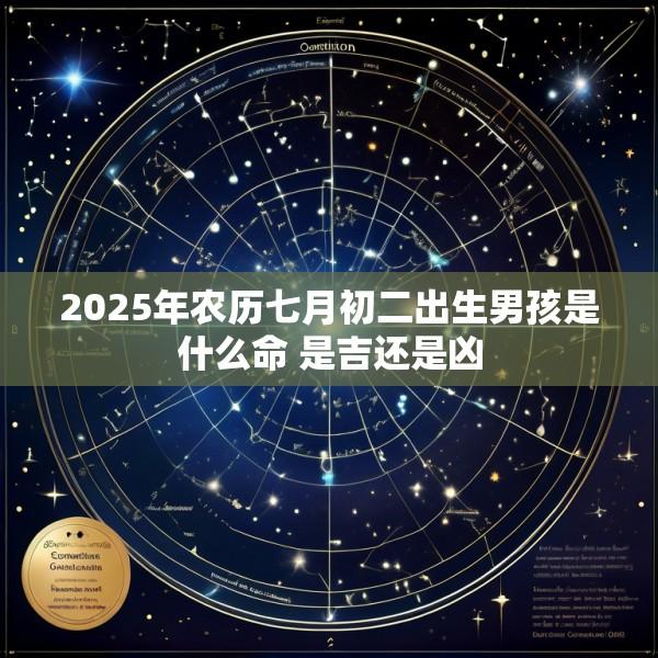 2025年农历七月初二出生男孩是什么命 是吉还是凶