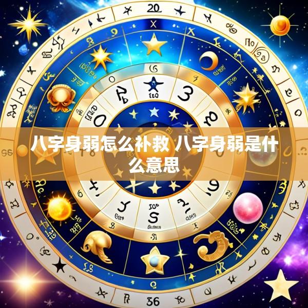 八字身弱怎么补救 八字身弱是什么意思