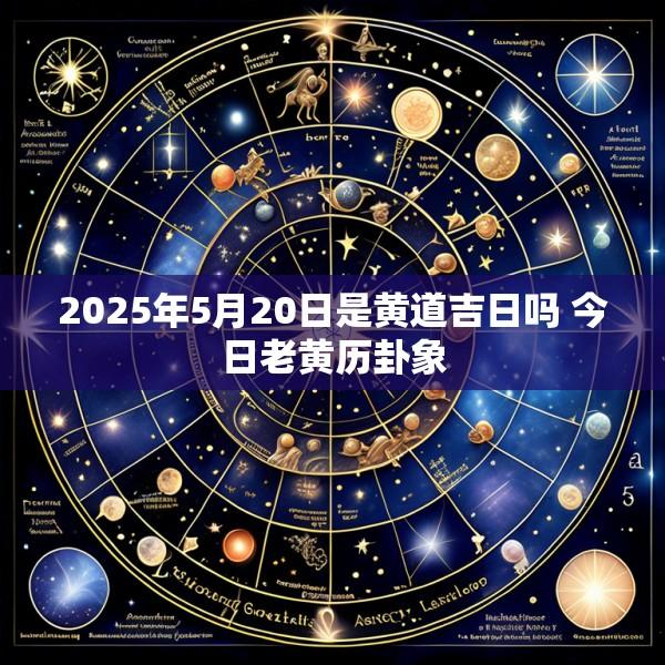 2025年5月20日是黄道吉日吗 今日老黄历卦象