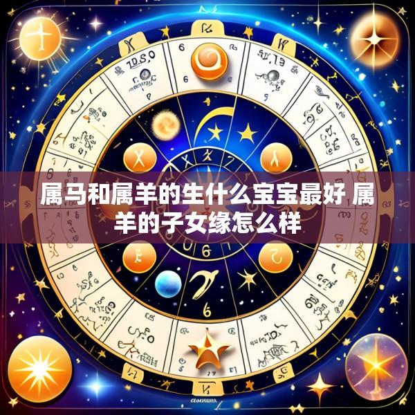 属马和属羊的生什么宝宝最好 属羊的子女缘怎么样
