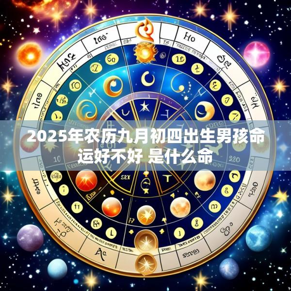2025年农历九月初四出生男孩命运好不好 是什么命