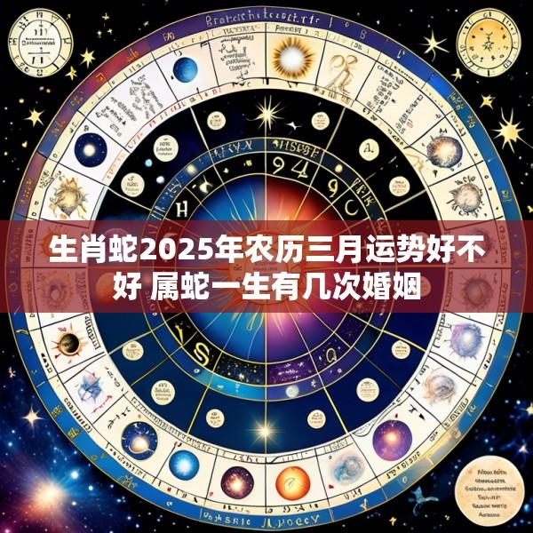 生肖蛇2025年农历三月运势好不好 属蛇一生有几次婚姻