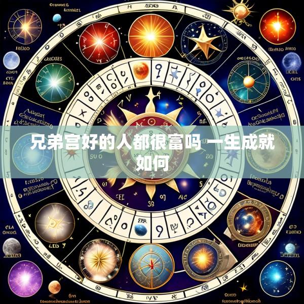 兄弟宫好的人都很富吗 一生成就如何