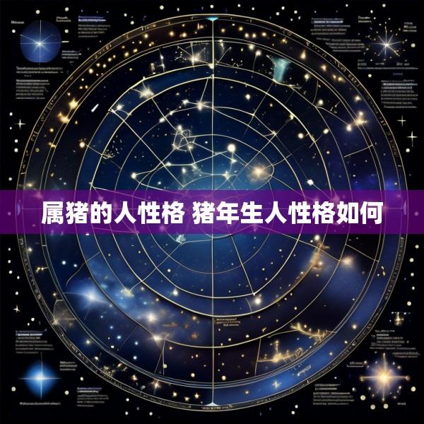 属猪的人性格 猪年生人性格如何