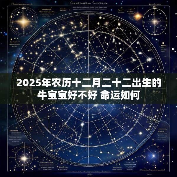 2025年农历十二月二十二出生的牛宝宝好不好 命运如何